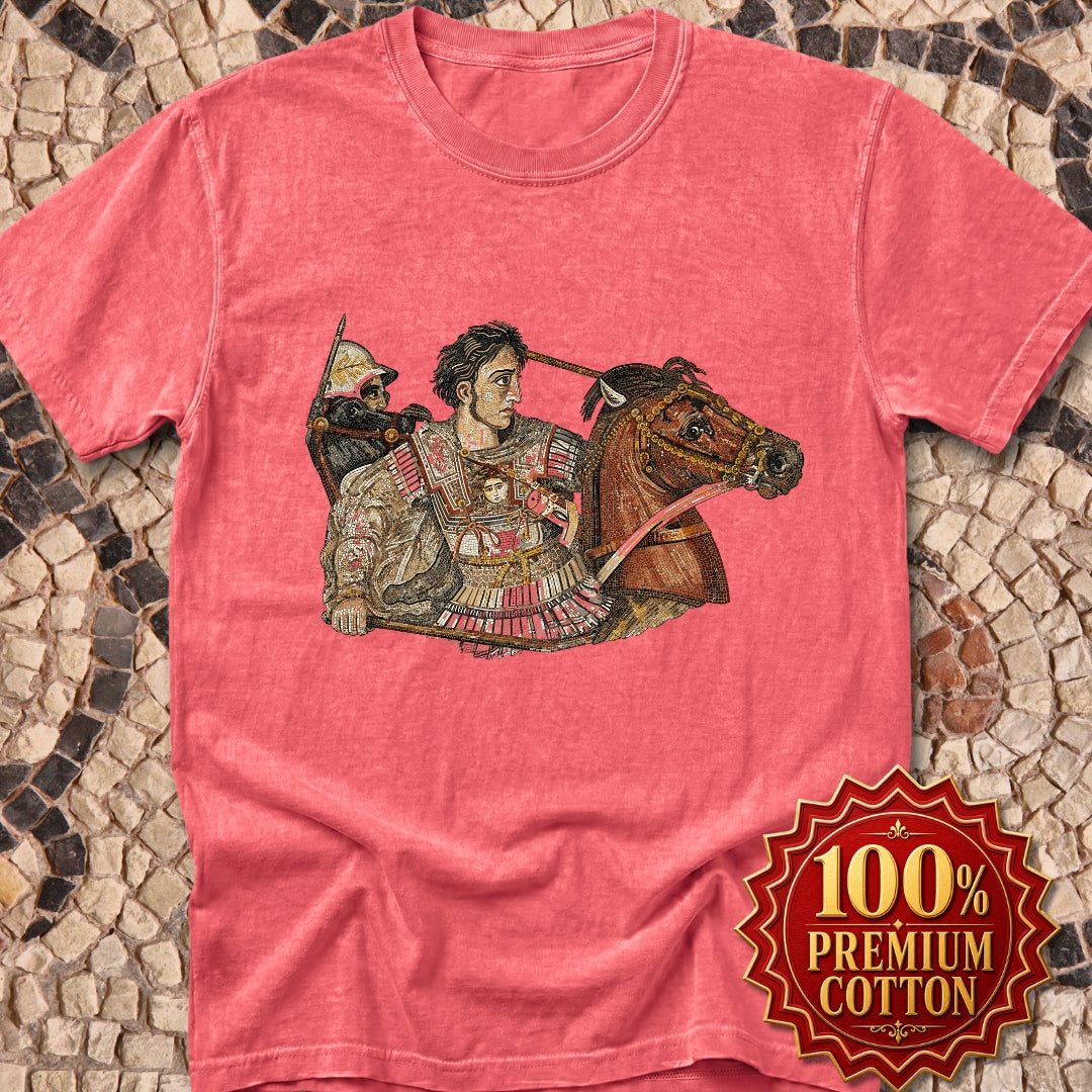 Alexander the Great Pompeii Mosaic Premium Tee