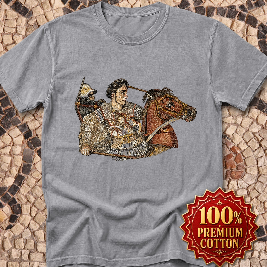 Alexander the Great Pompeii Mosaic Premium Tee
