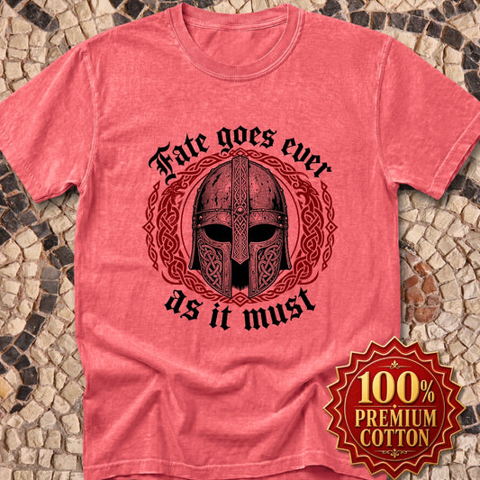 Beowulf Fate Goes As Must Premium Tee