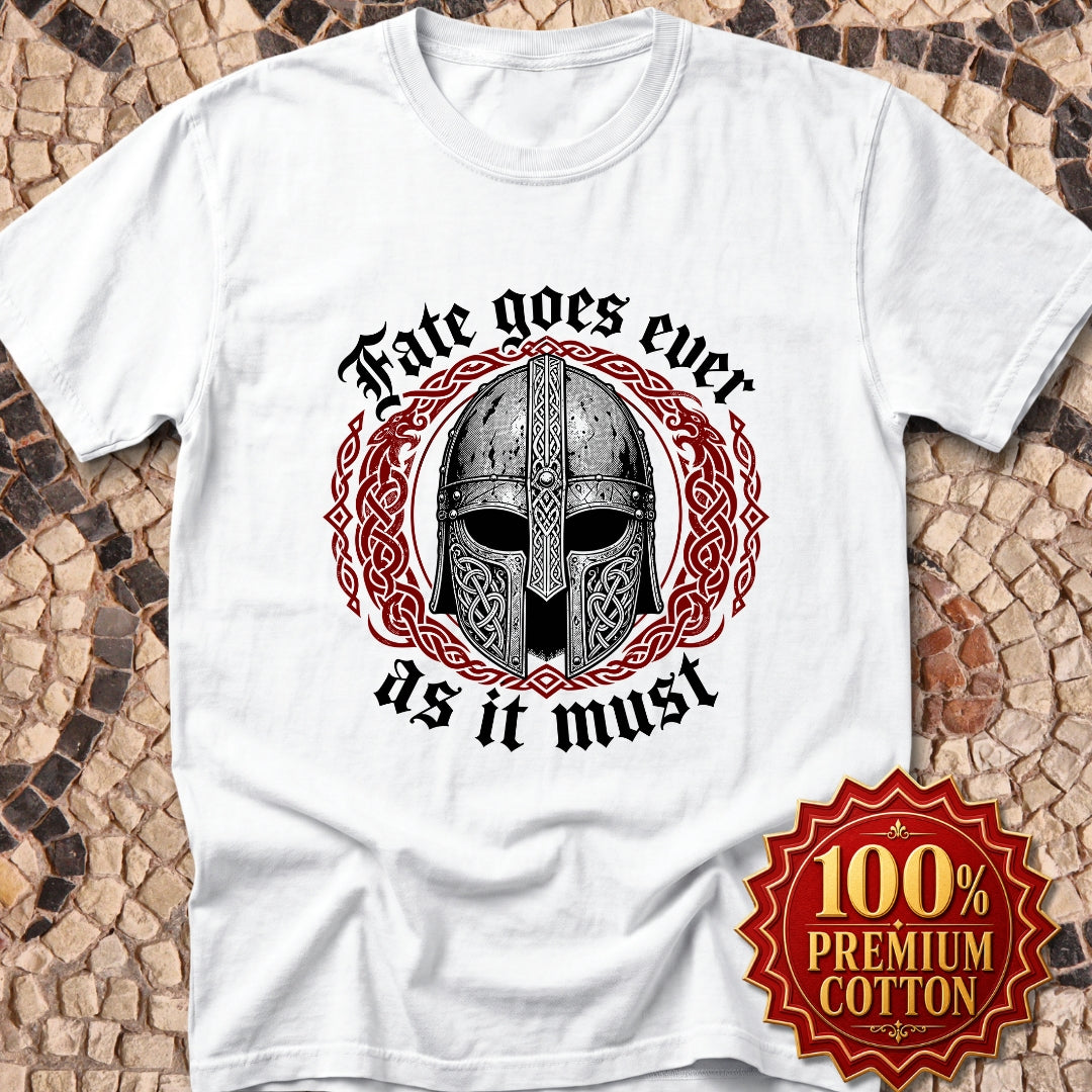 Beowulf Fate Goes As Must Premium Tee
