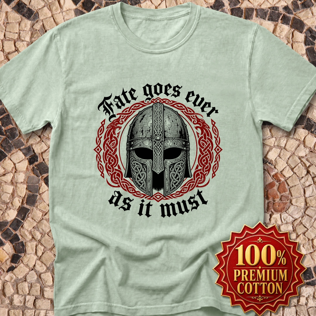 Beowulf Fate Goes As Must Premium Tee