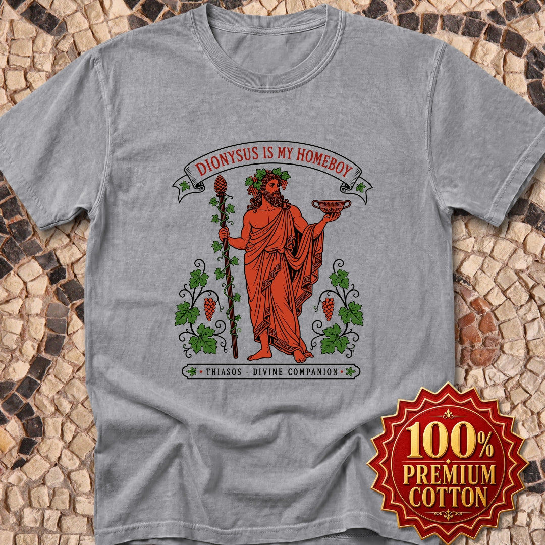 Dionysus is Homeboy Thiasos Premium Tee