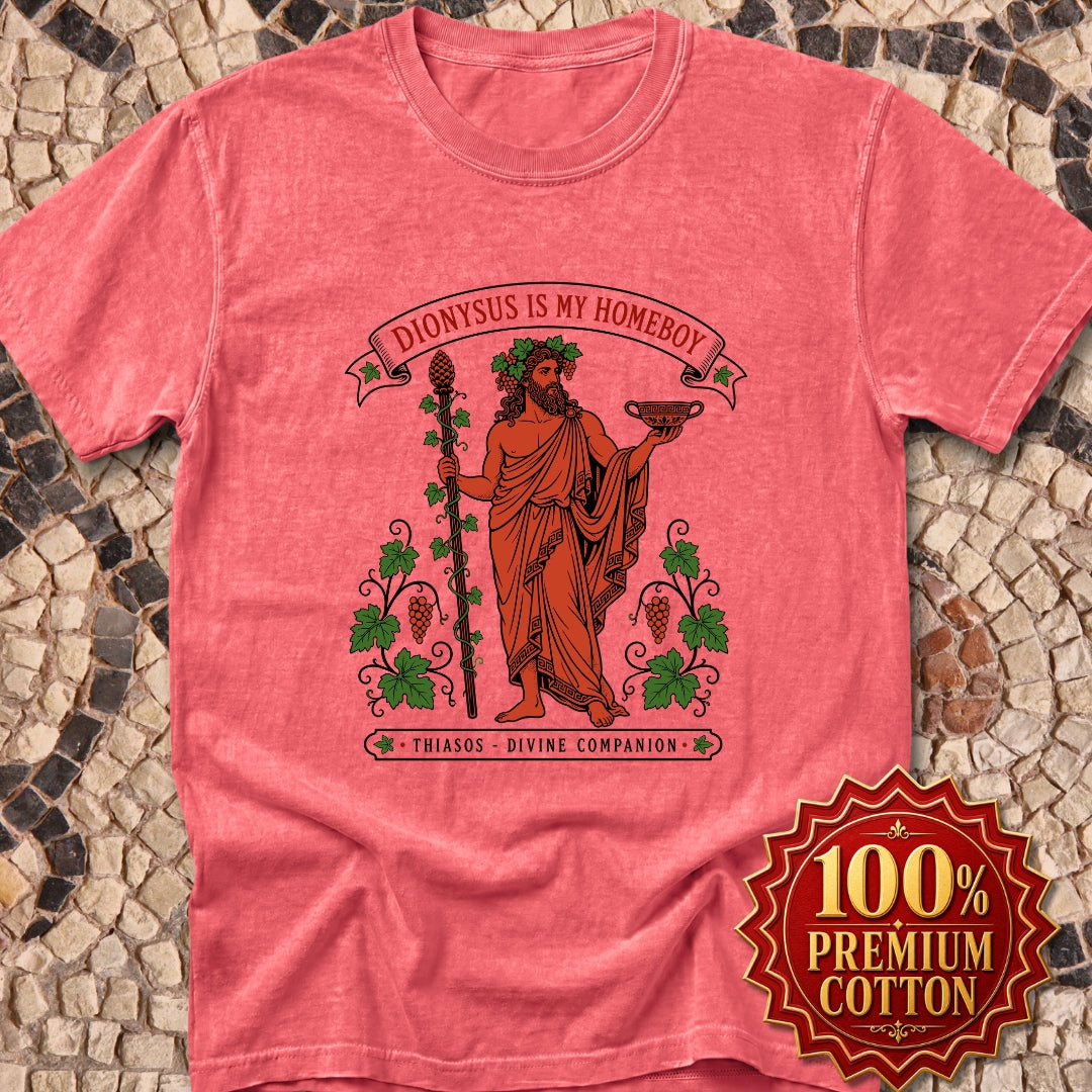 Dionysus is Homeboy Thiasos Premium Tee