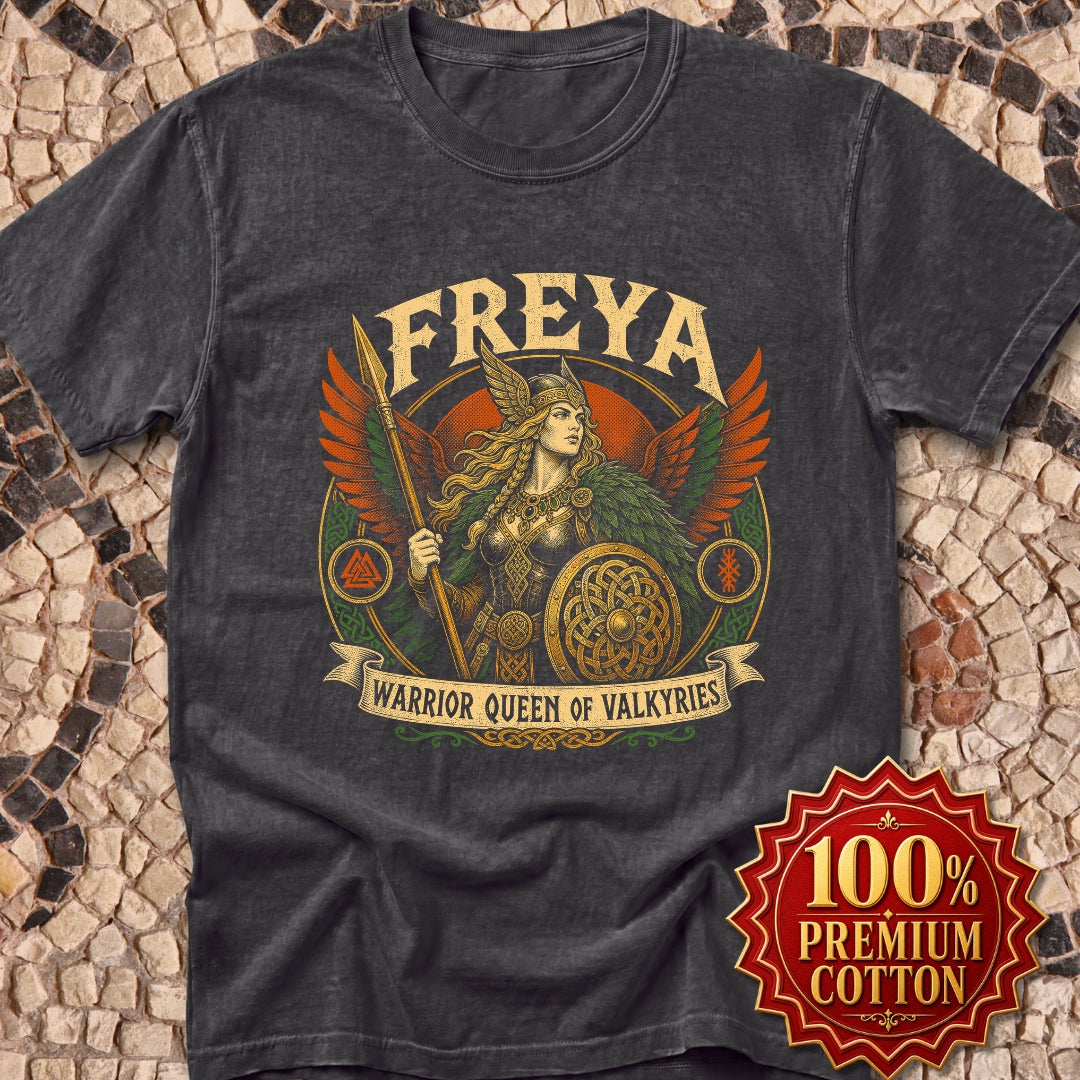 Freya Warrior Queen of the Valkyries Premium Tee