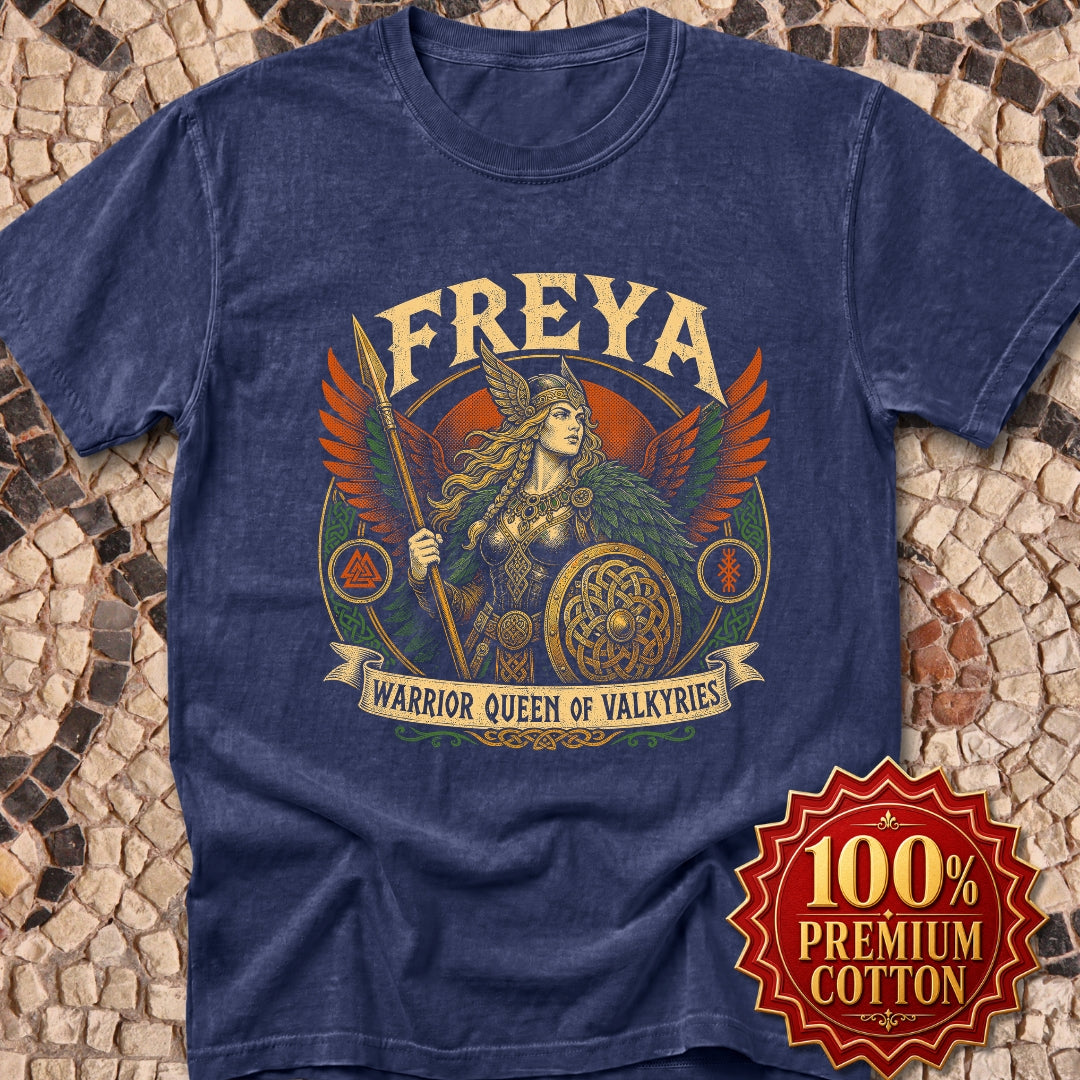 Freya Warrior Queen of the Valkyries Premium Tee