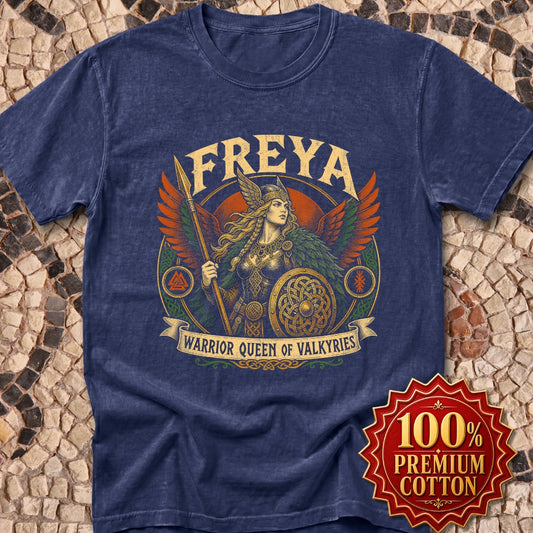 Freya Warrior Queen of the Valkyries Premium Tee