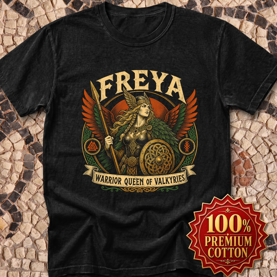 Freya Warrior Queen of the Valkyries Premium Tee