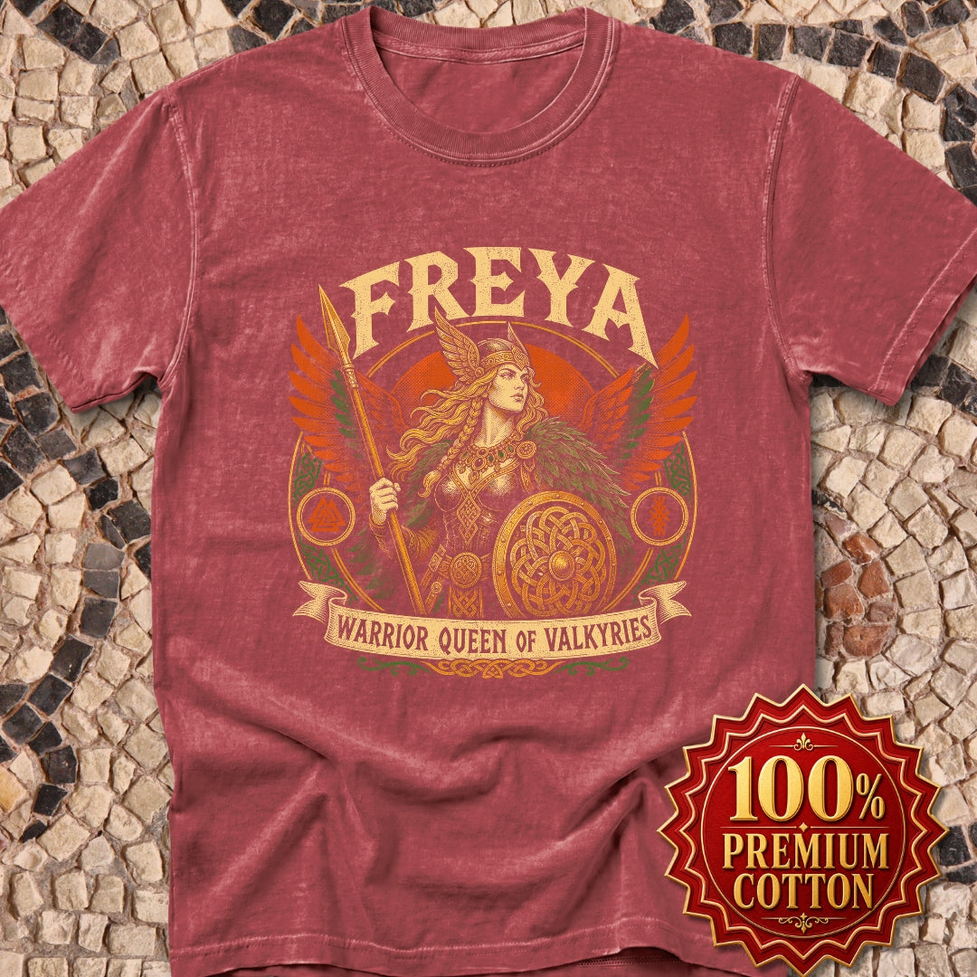 Freya Warrior Queen of the Valkyries Premium Tee