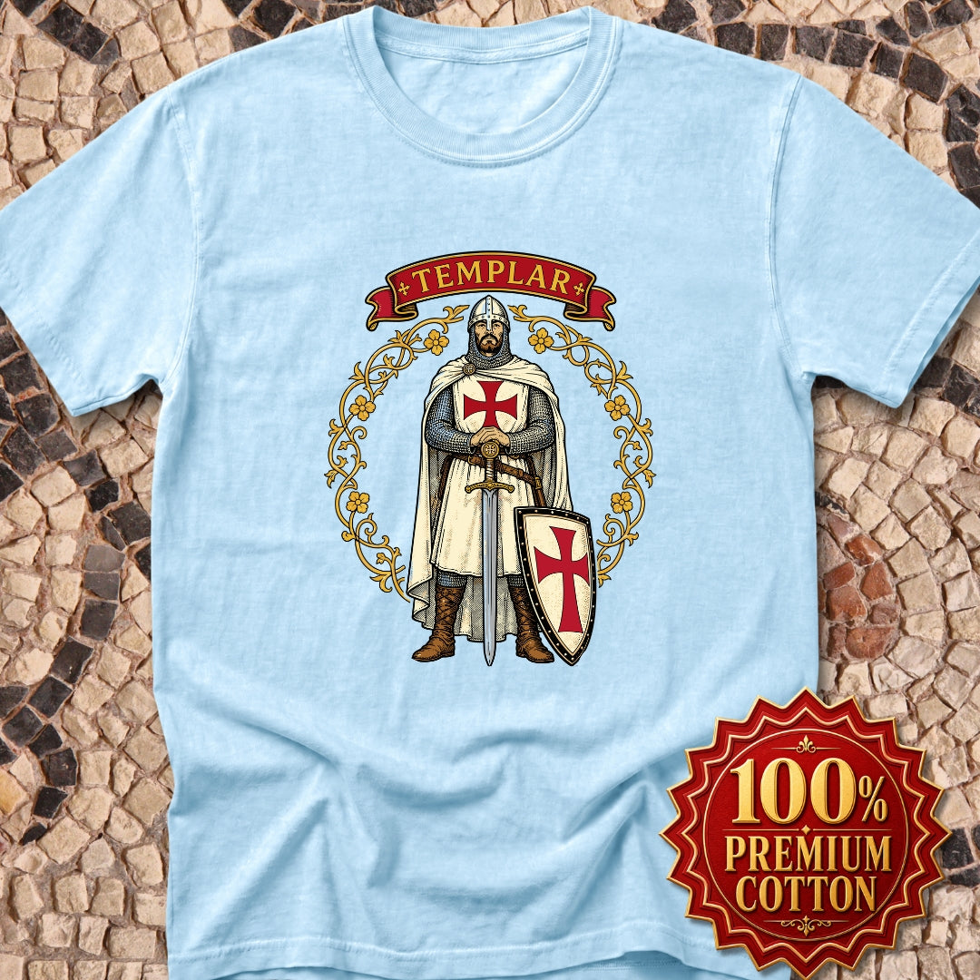 Knight Templar Filigree Premium Tee