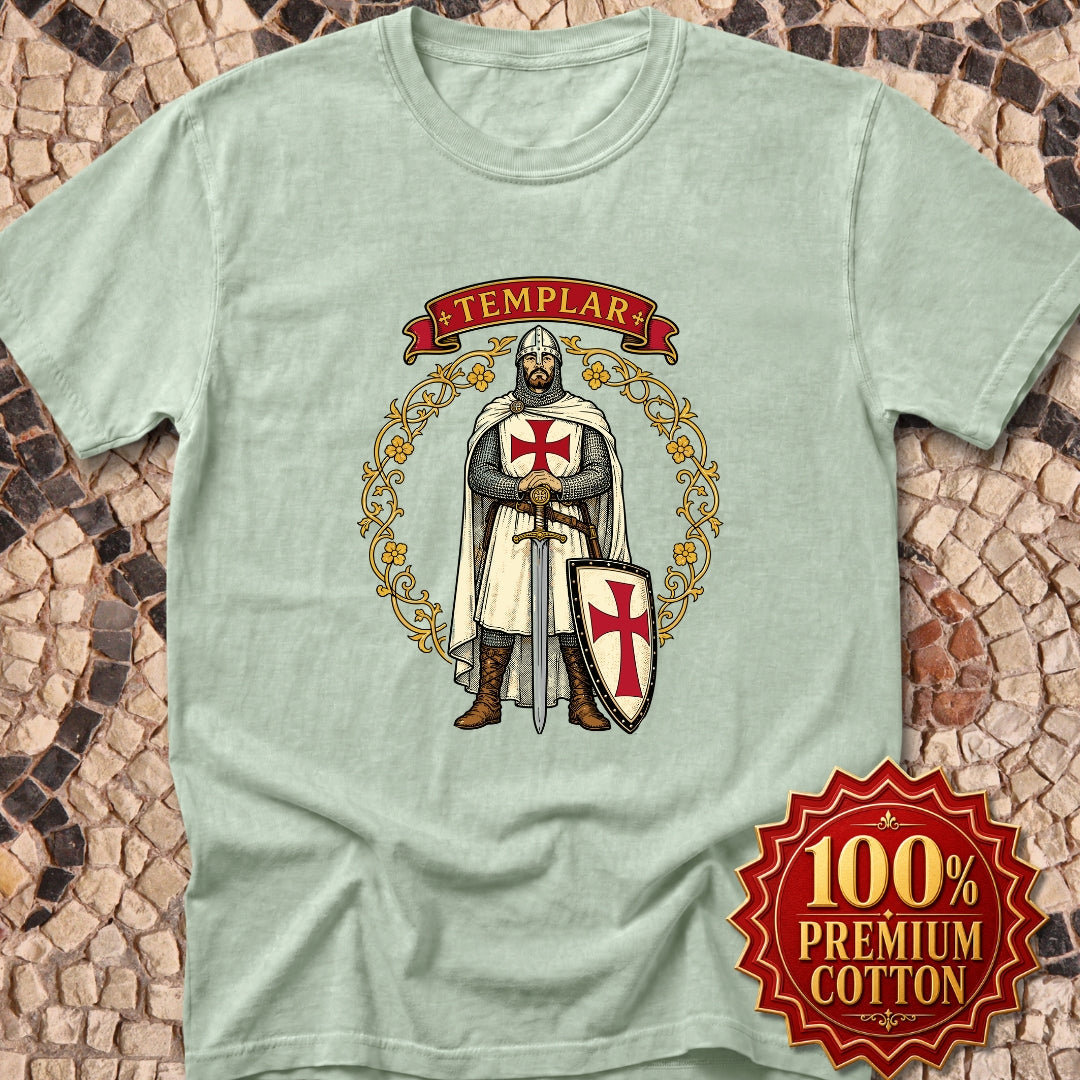 Knight Templar Filigree Premium Tee