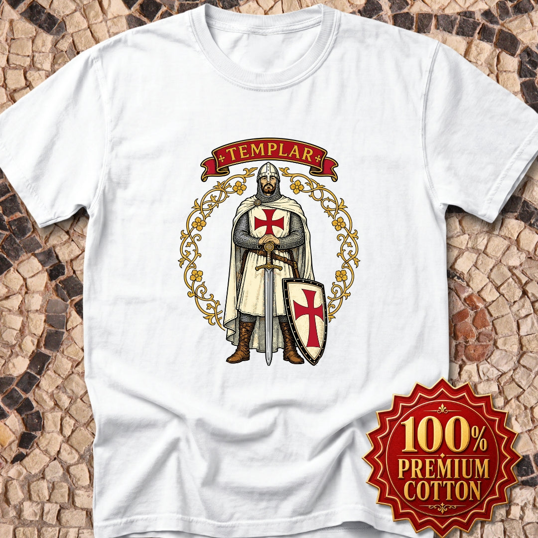 Knight Templar Filigree Premium Tee