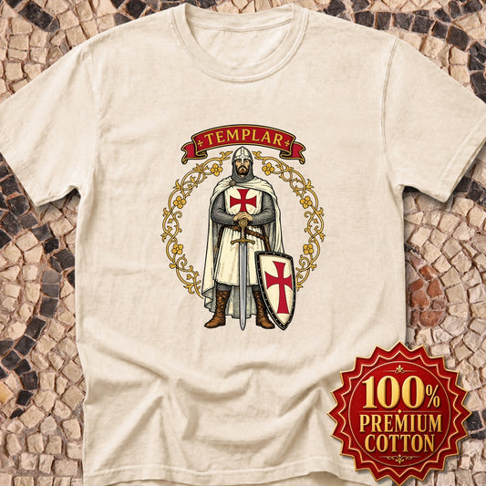 Knight Templar Filigree Premium Tee