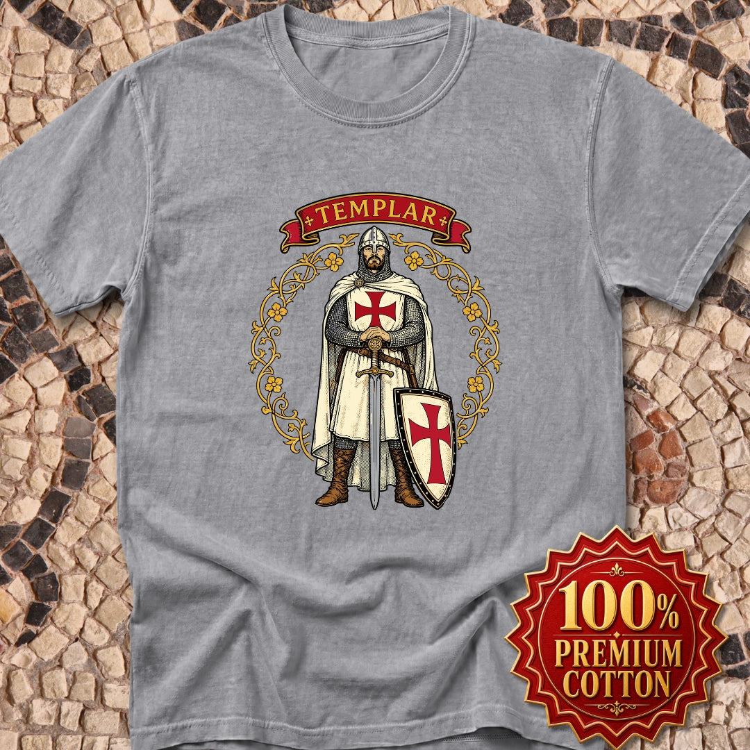 Knight Templar Filigree Premium Tee