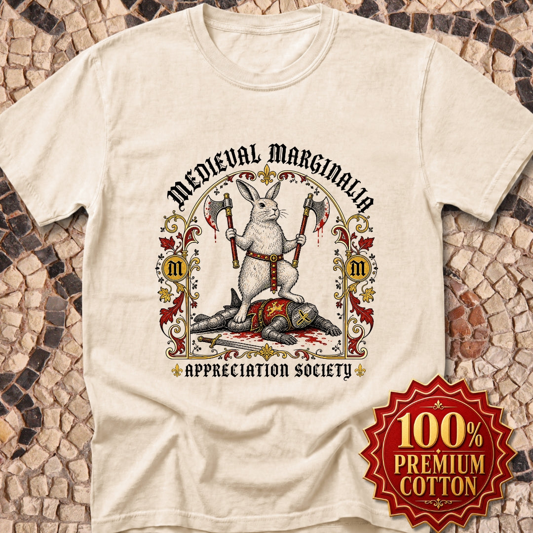 Medieval Marginalia Appreciation Society Rabbit Premium Tee
