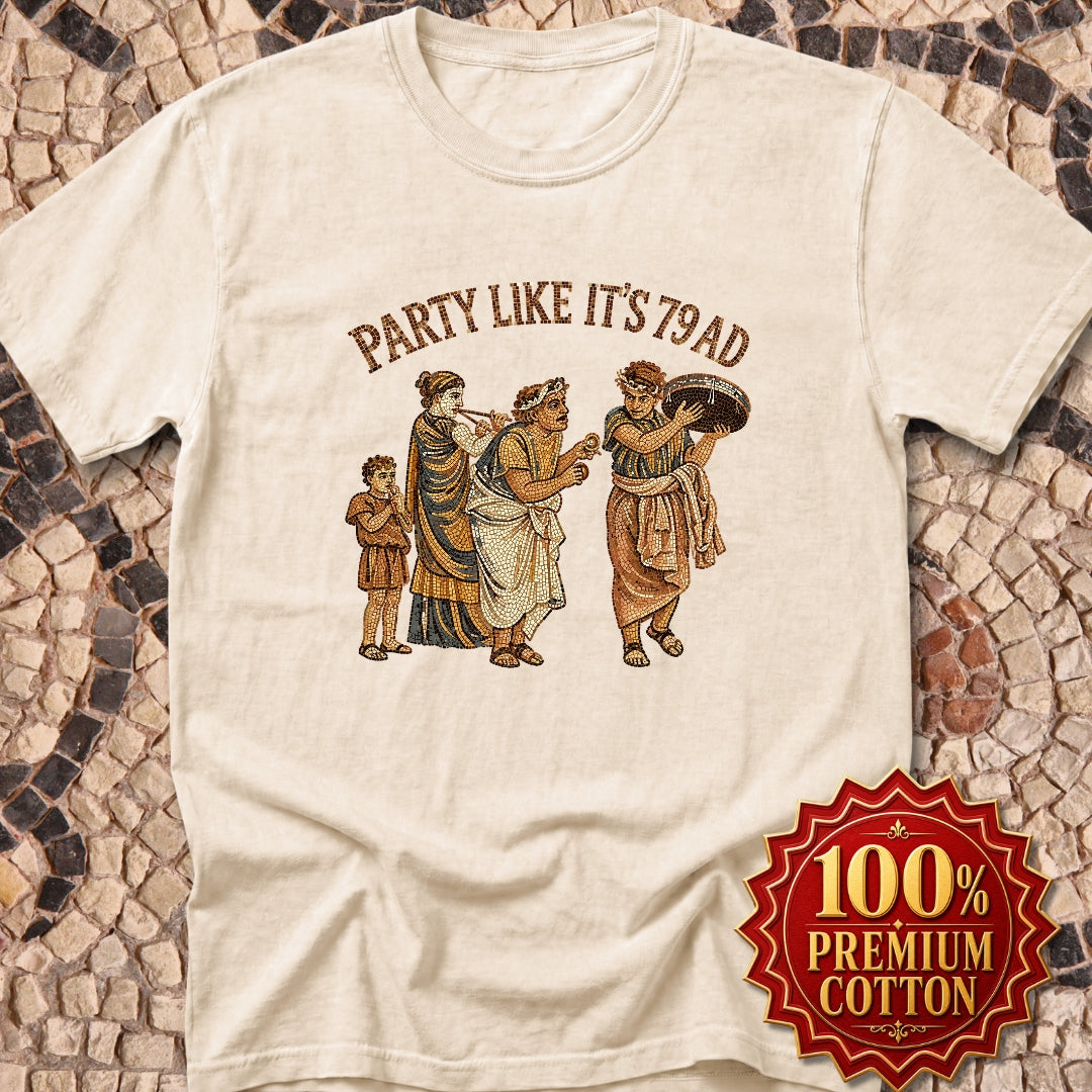 Party Like It's 79 Pompeii Mosaic Premium Tee