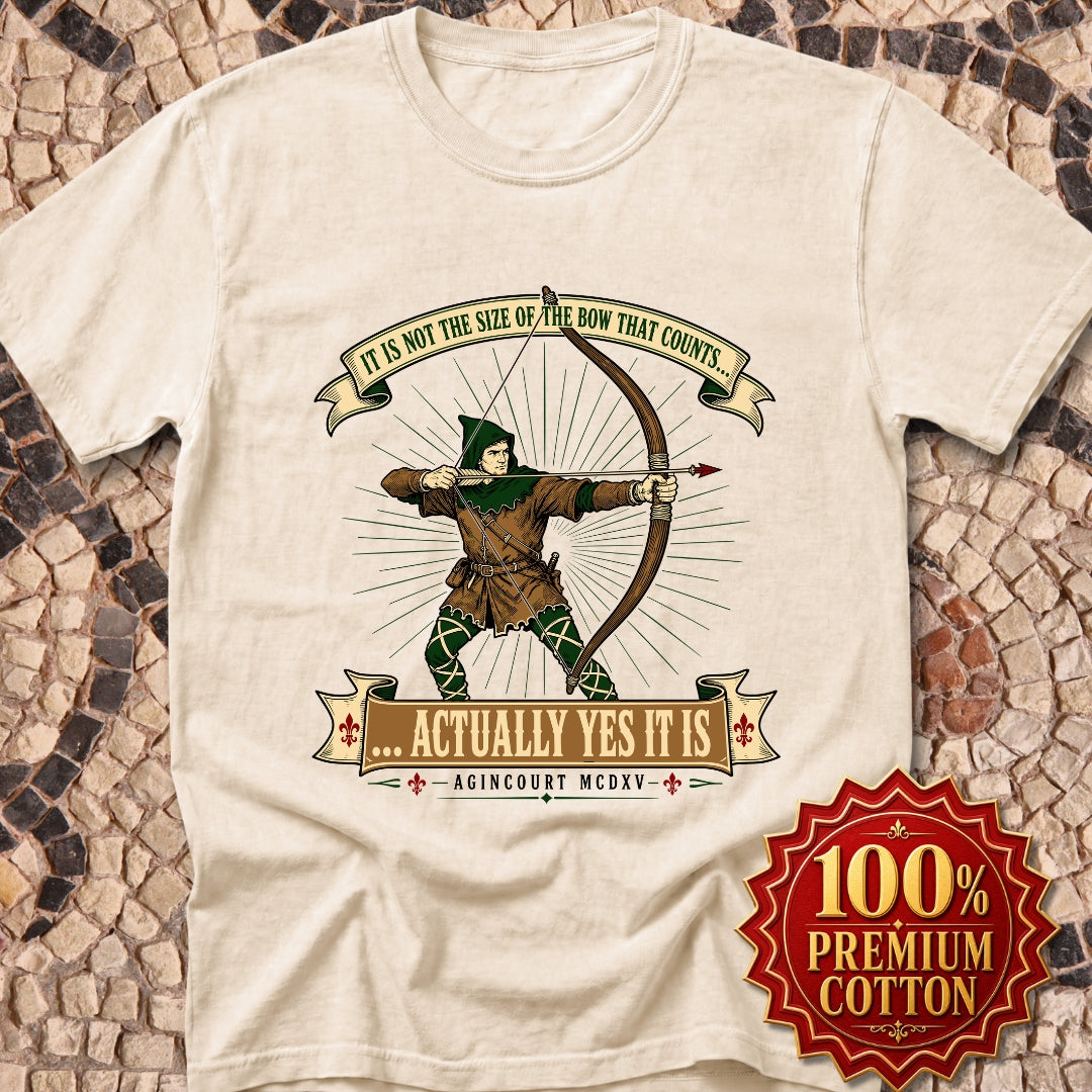 Size of the Bow Agincourt Premium Tee