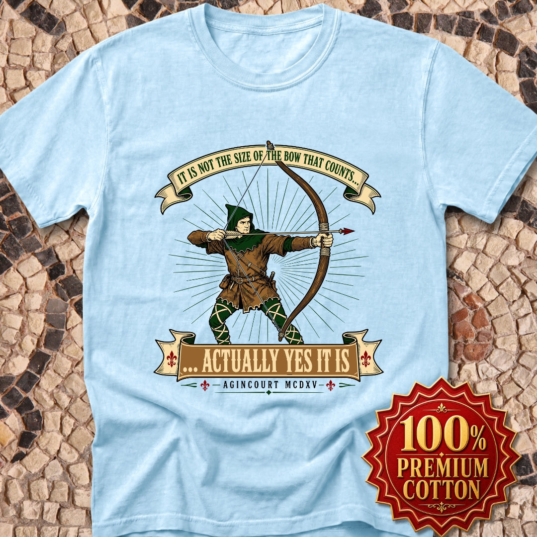 Size of the Bow Agincourt Premium Tee