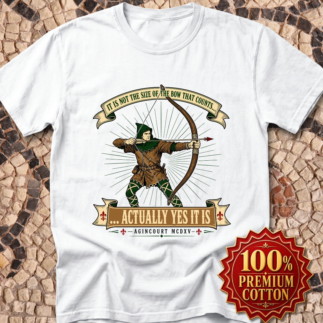 Size of the Bow Agincourt Premium Tee