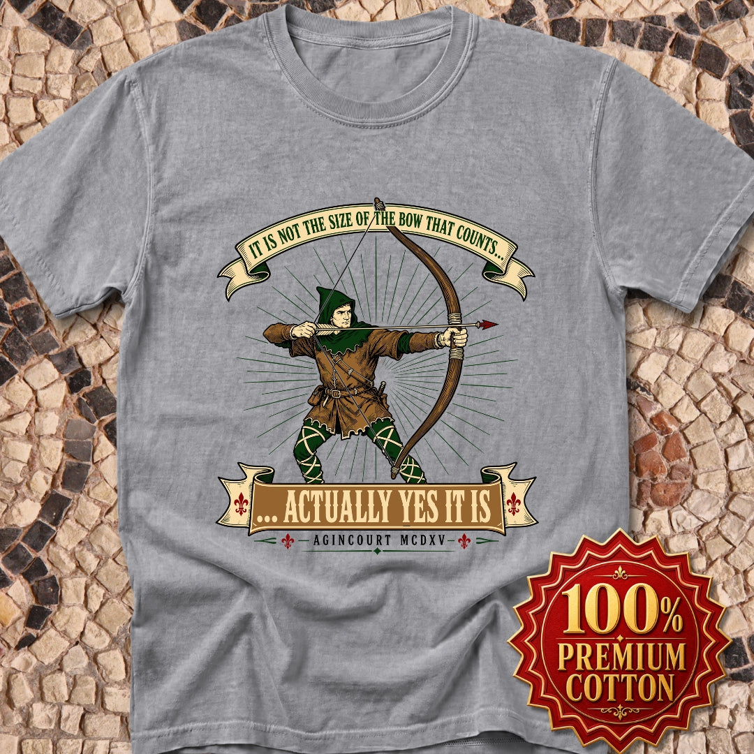 Size of the Bow Agincourt Premium Tee