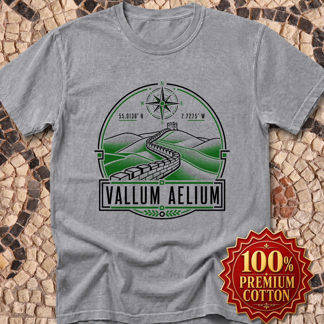 Vallum Aelium Hadrian's Wall Latin Premium Tee