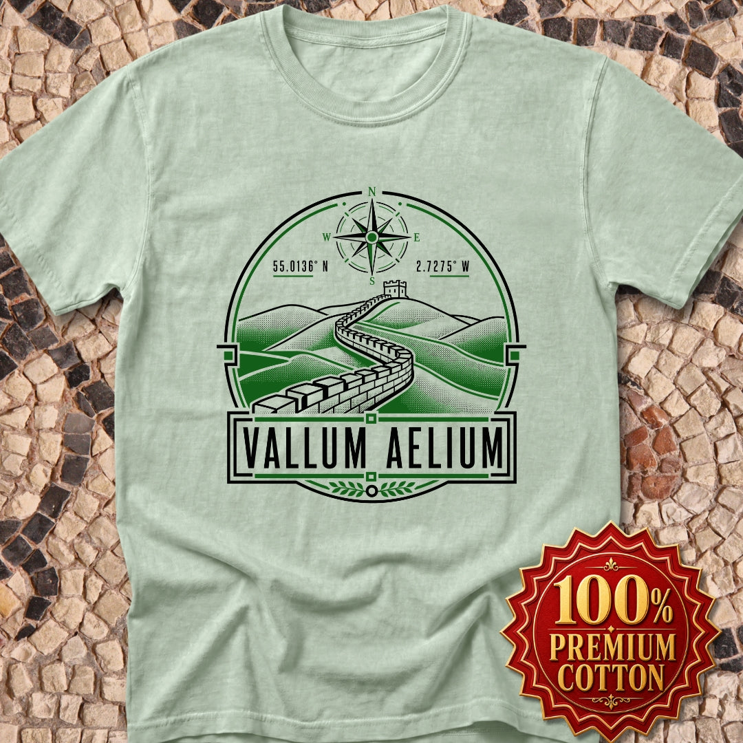Vallum Aelium Hadrian's Wall Latin Premium Tee