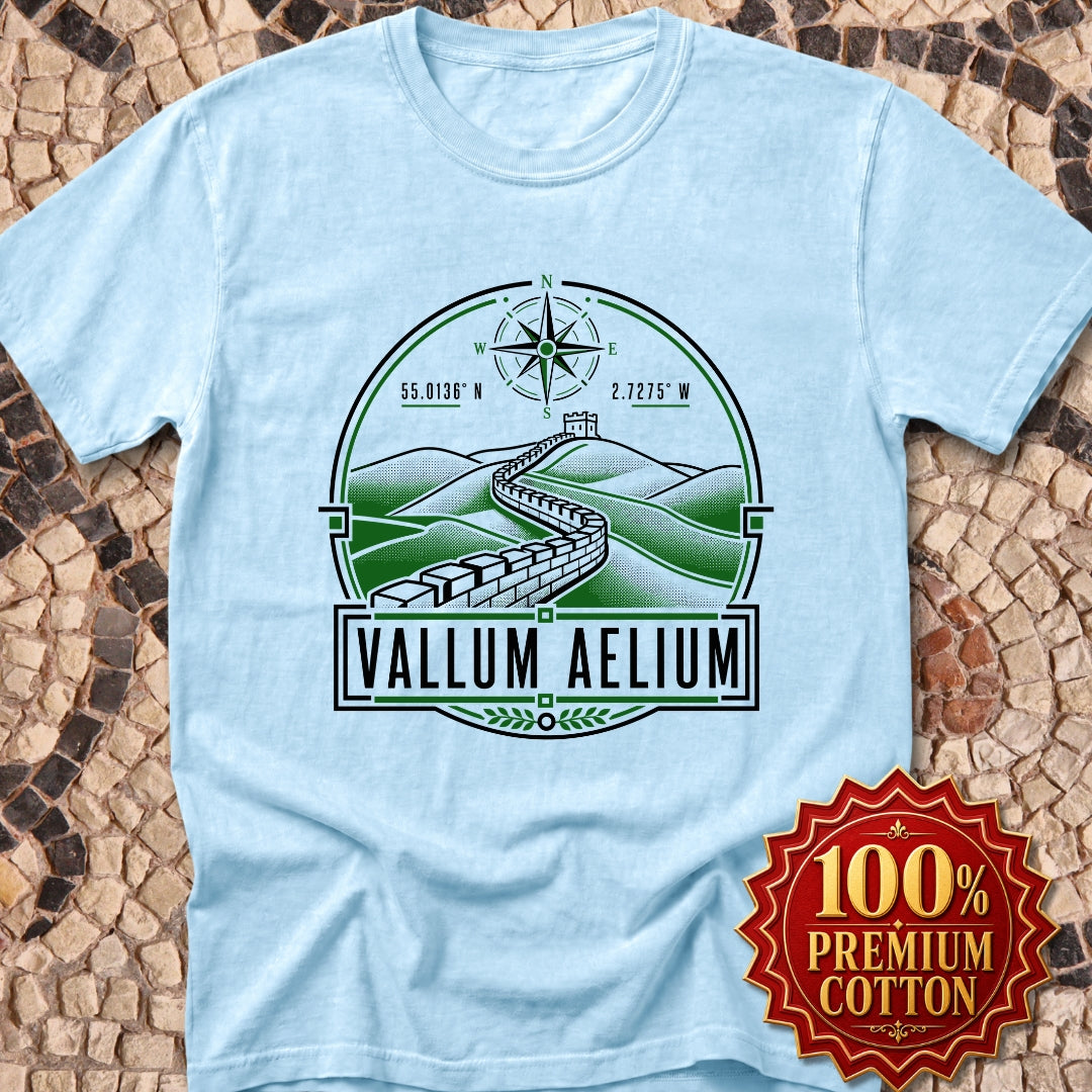 Vallum Aelium Hadrian's Wall Latin Premium Tee