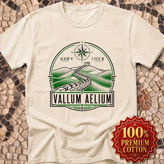 Vallum Aelium Hadrian's Wall Latin Premium Tee