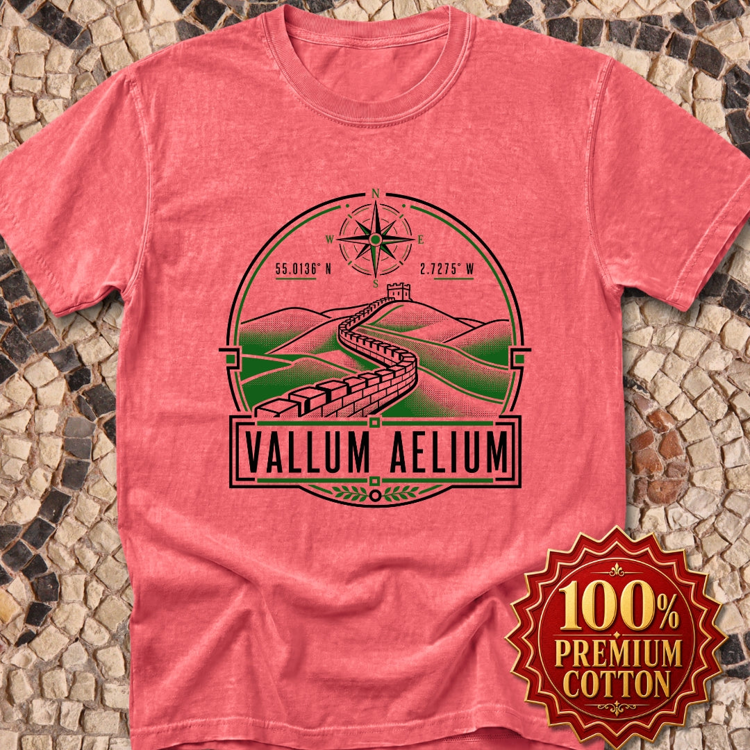 Vallum Aelium Hadrian's Wall Latin Premium Tee