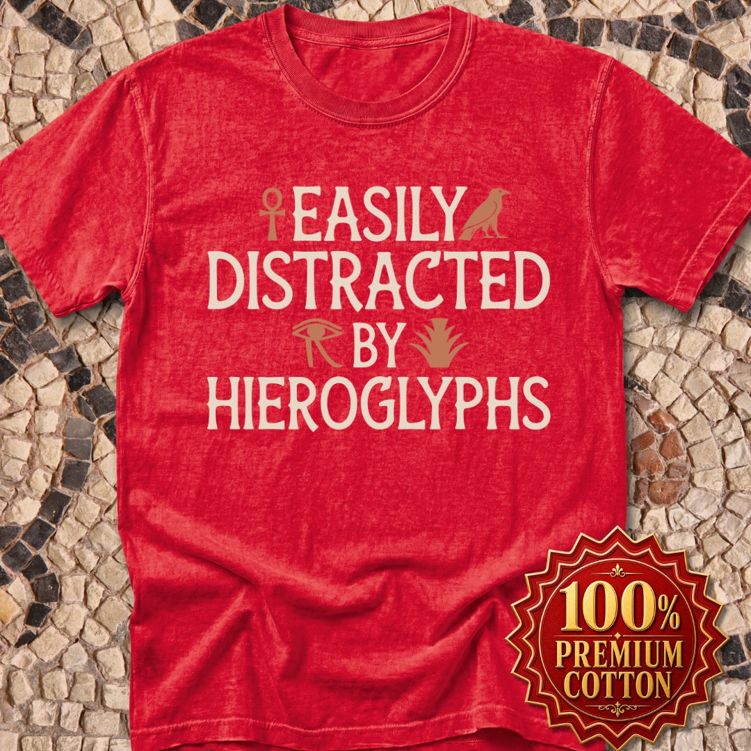 Distracted Hieroglyphs Premium Tee