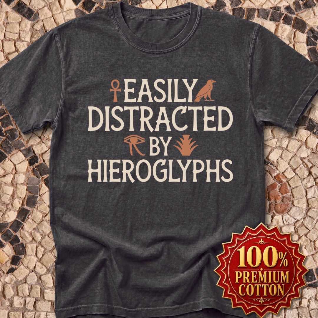Distracted Hieroglyphs Premium Tee