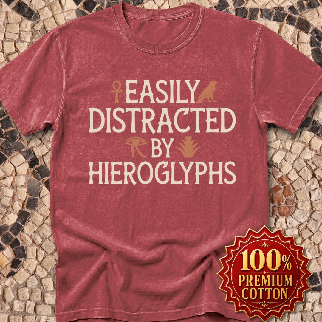 Distracted Hieroglyphs Premium Tee