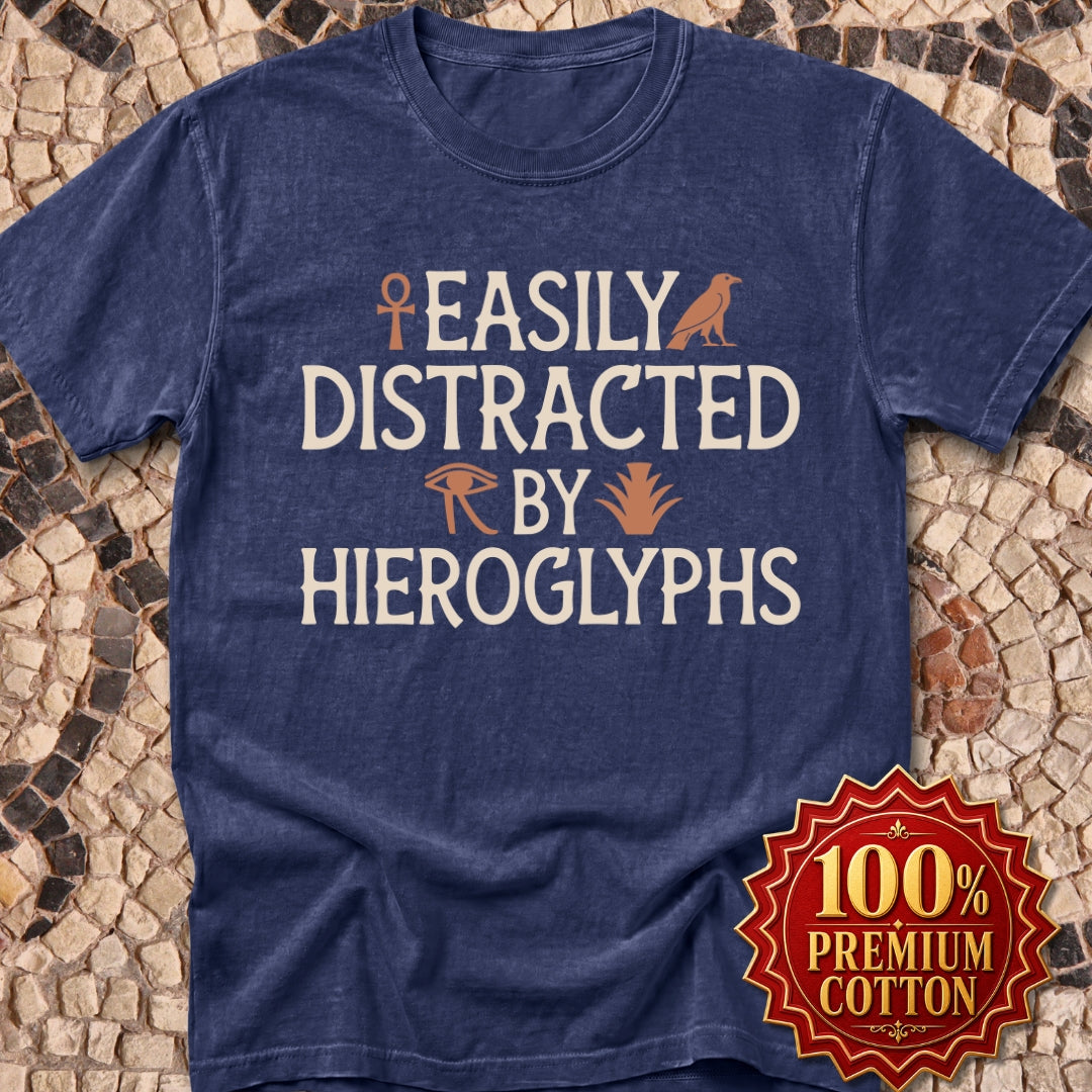Distracted Hieroglyphs Premium Tee