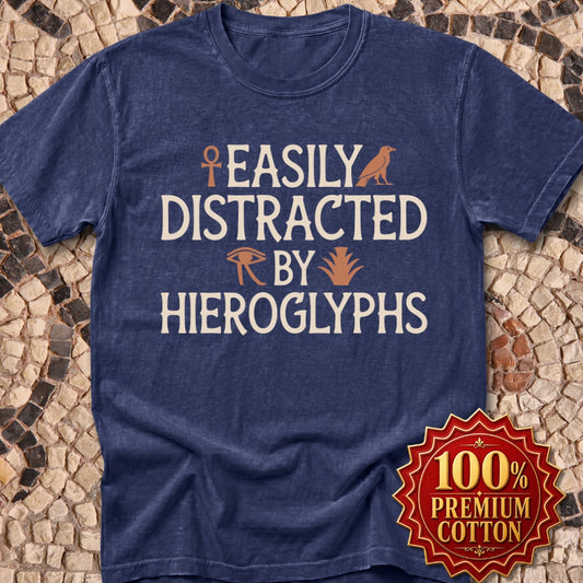 Distracted Hieroglyphs Premium Tee