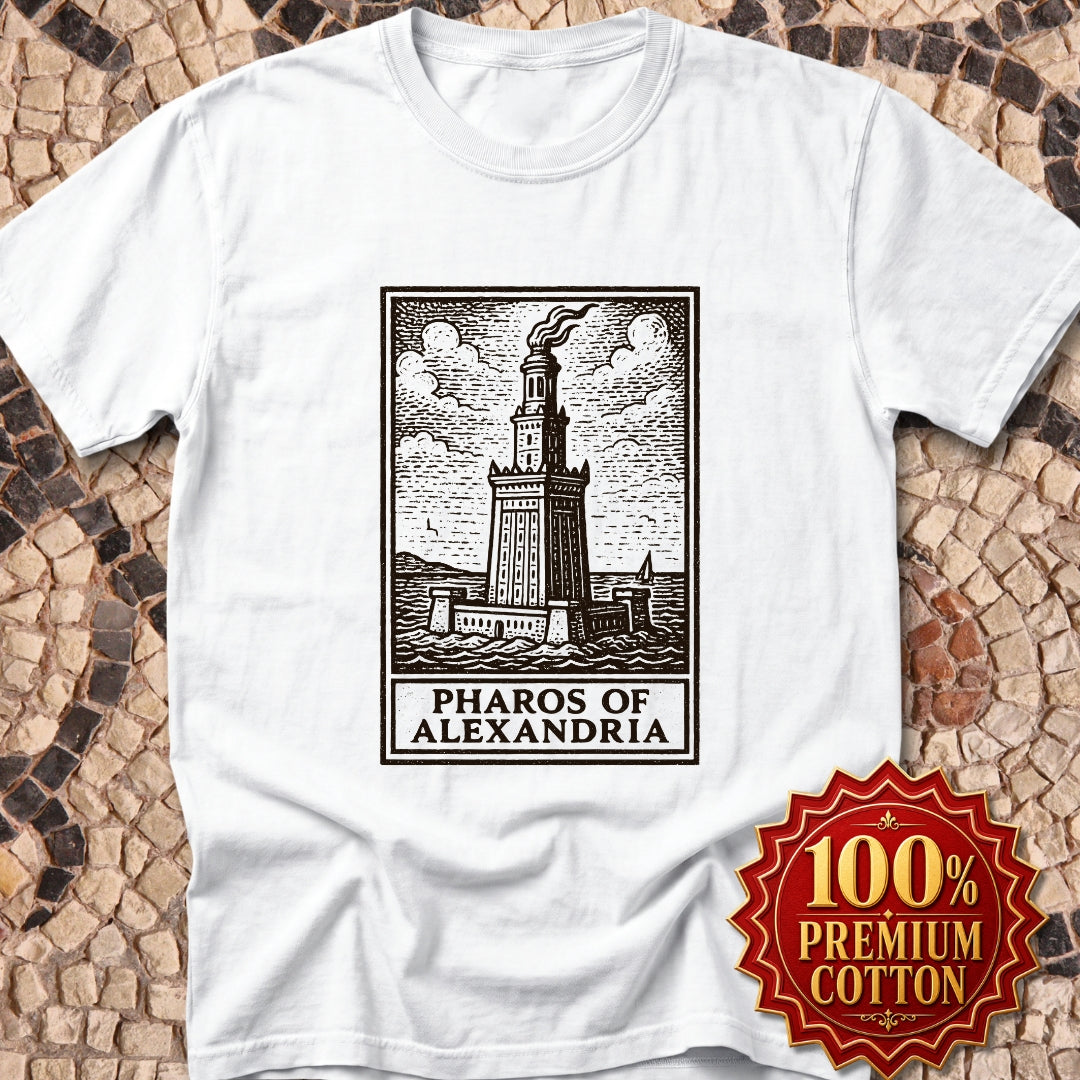 Pharos of Alexandria Stamp Premium Tee