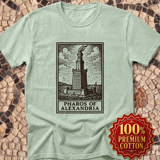 Pharos of Alexandria Stamp Premium Tee