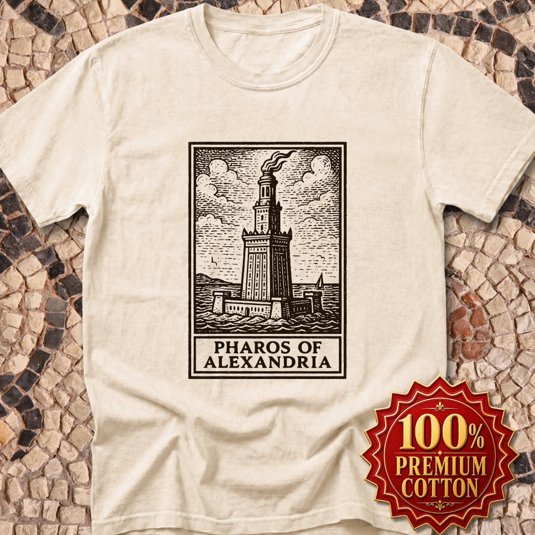 Pharos of Alexandria Stamp Premium Tee