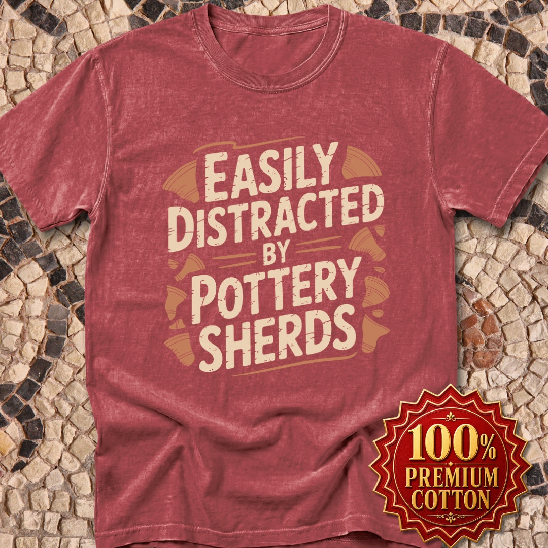 Easily Distracted by Pottery Sherds Premium Tee