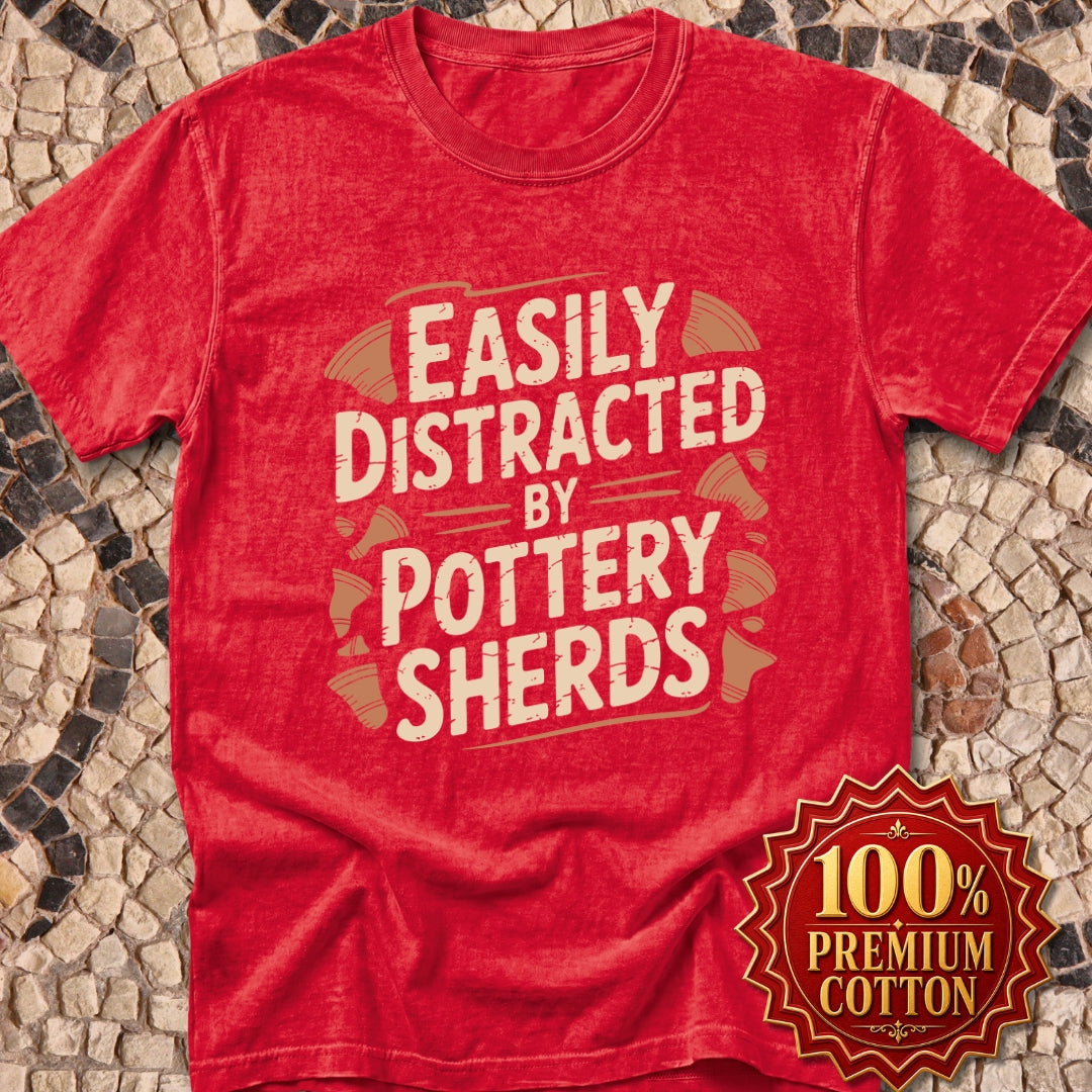 Easily Distracted by Pottery Sherds Premium Tee