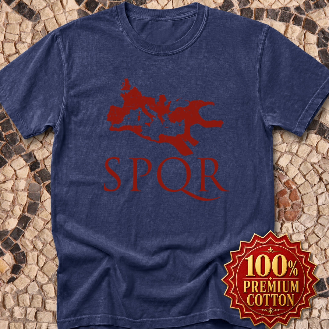 SPQR Rome Map Premium Tee