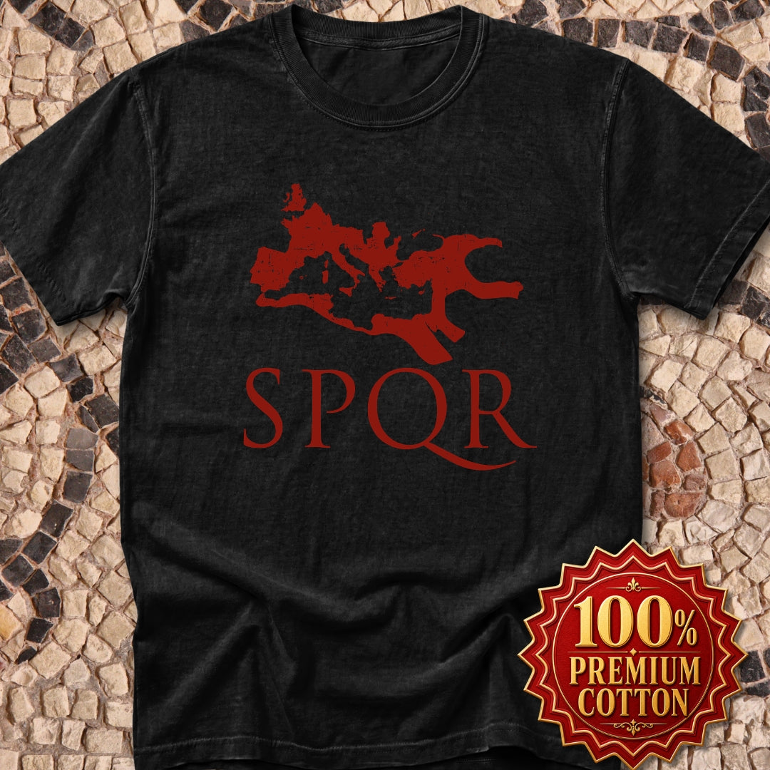 SPQR Rome Map Premium Tee