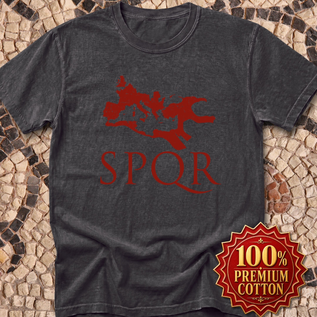 SPQR Rome Map Premium Tee