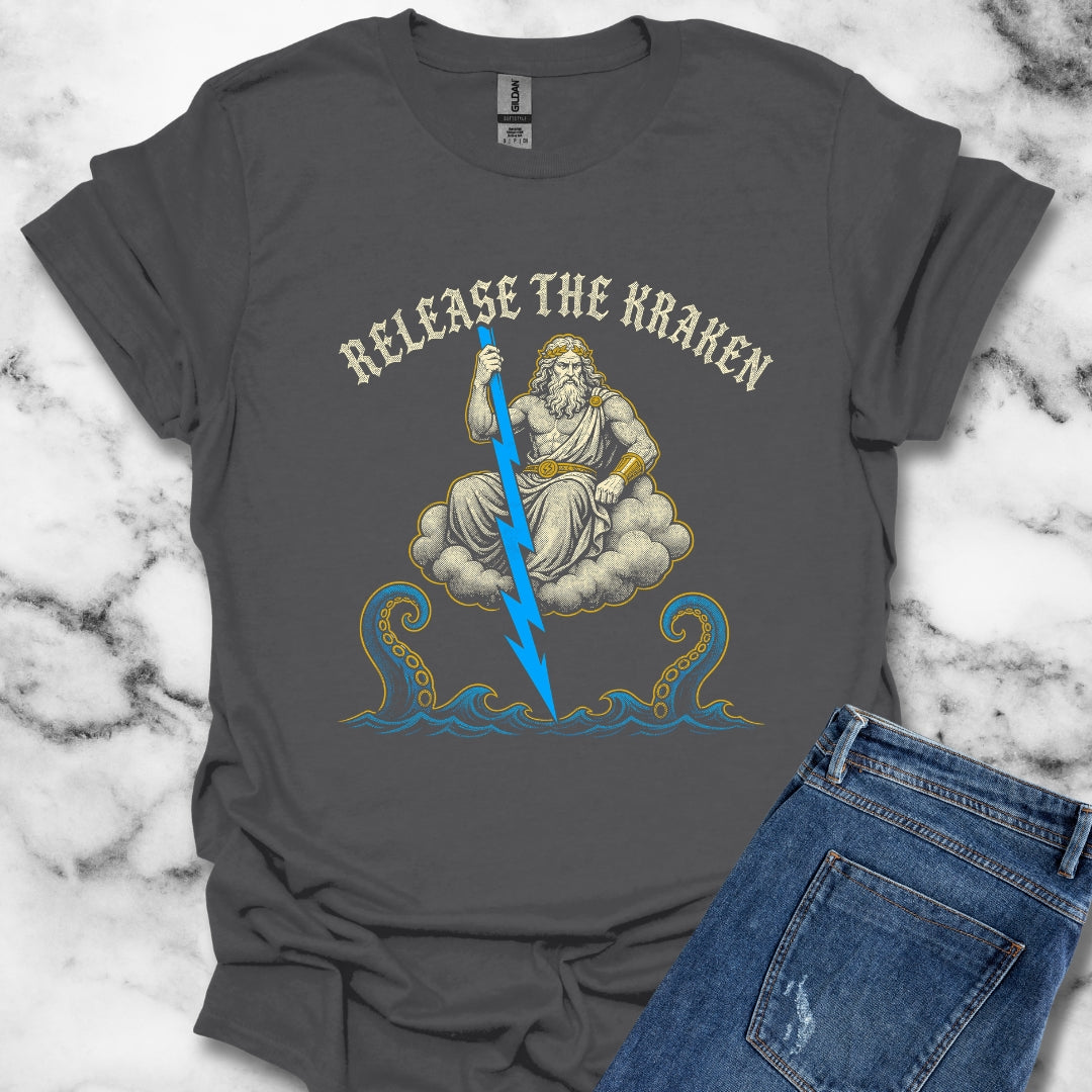Zeus Release the Kraken T-Shirt