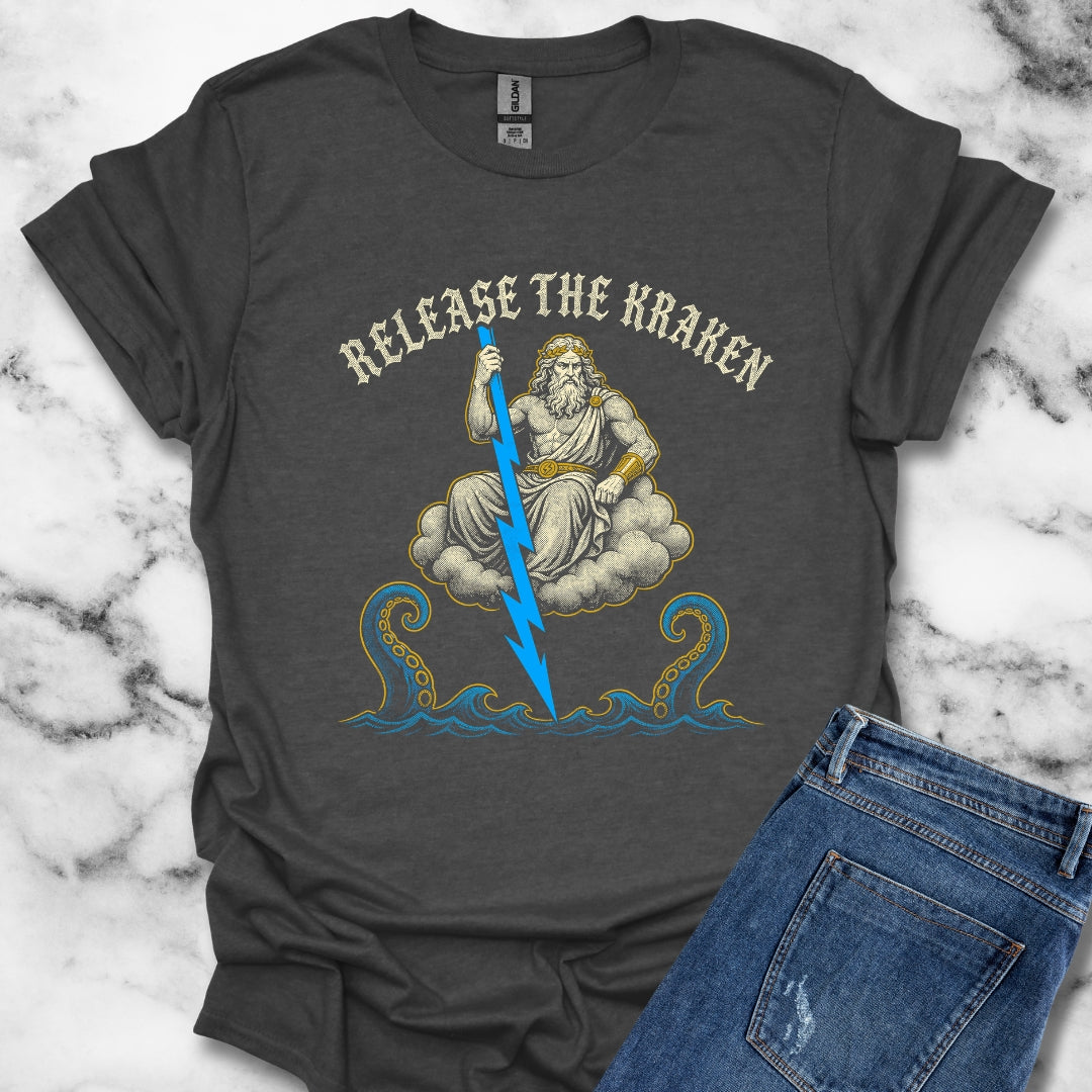 Zeus Release the Kraken T-Shirt
