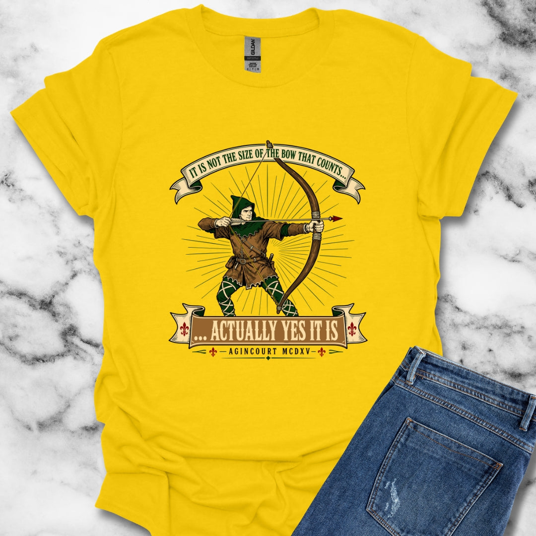 Size of the Bow Agincourt T-Shirt