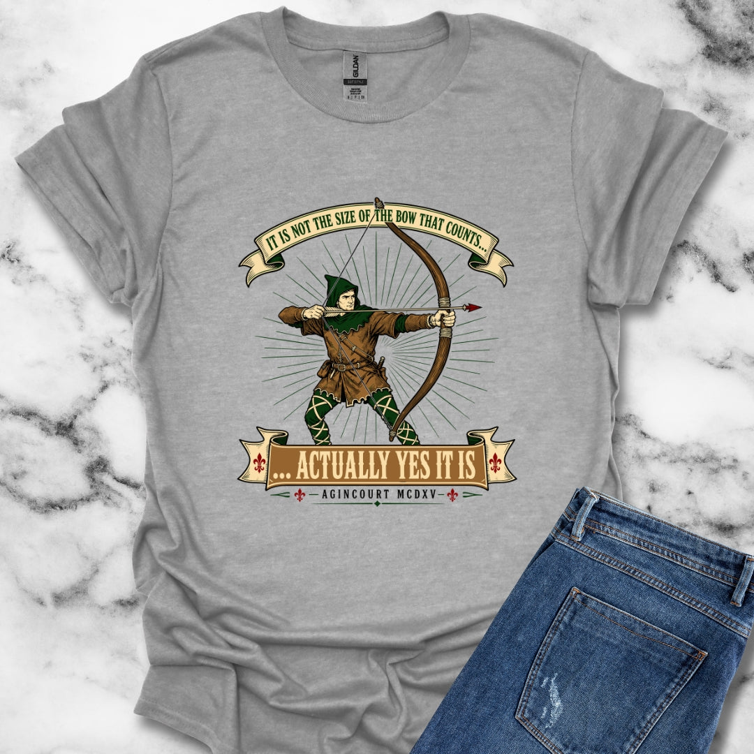 Size of the Bow Agincourt T-Shirt