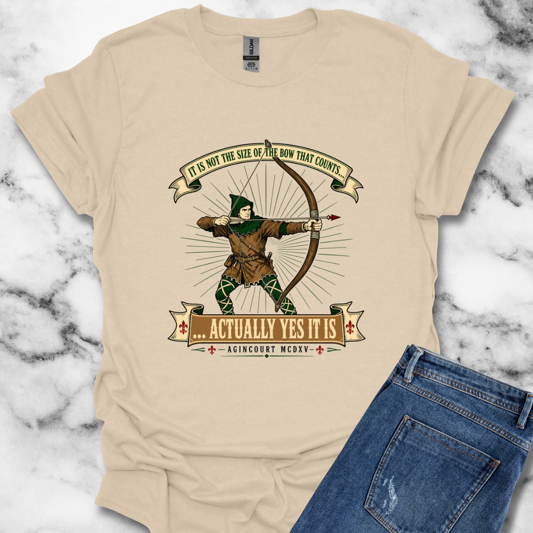 Size of the Bow Agincourt T-Shirt