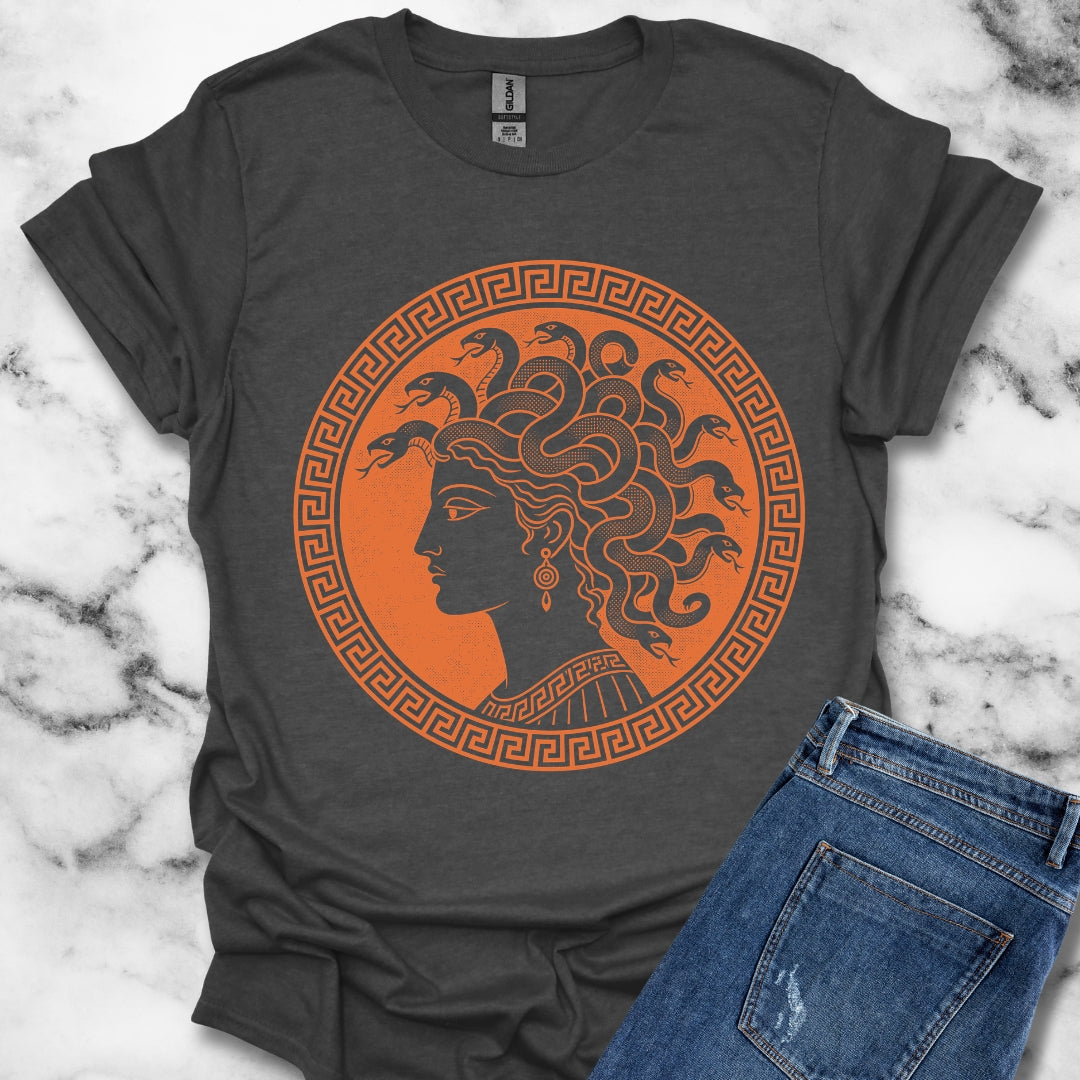 Medusa Ancient Pottery Style T-Shirt