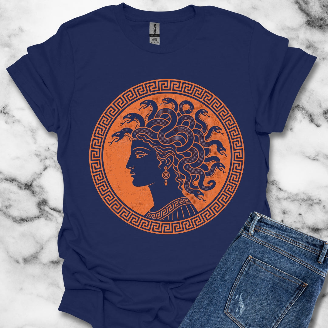 Medusa Ancient Pottery Style T-Shirt