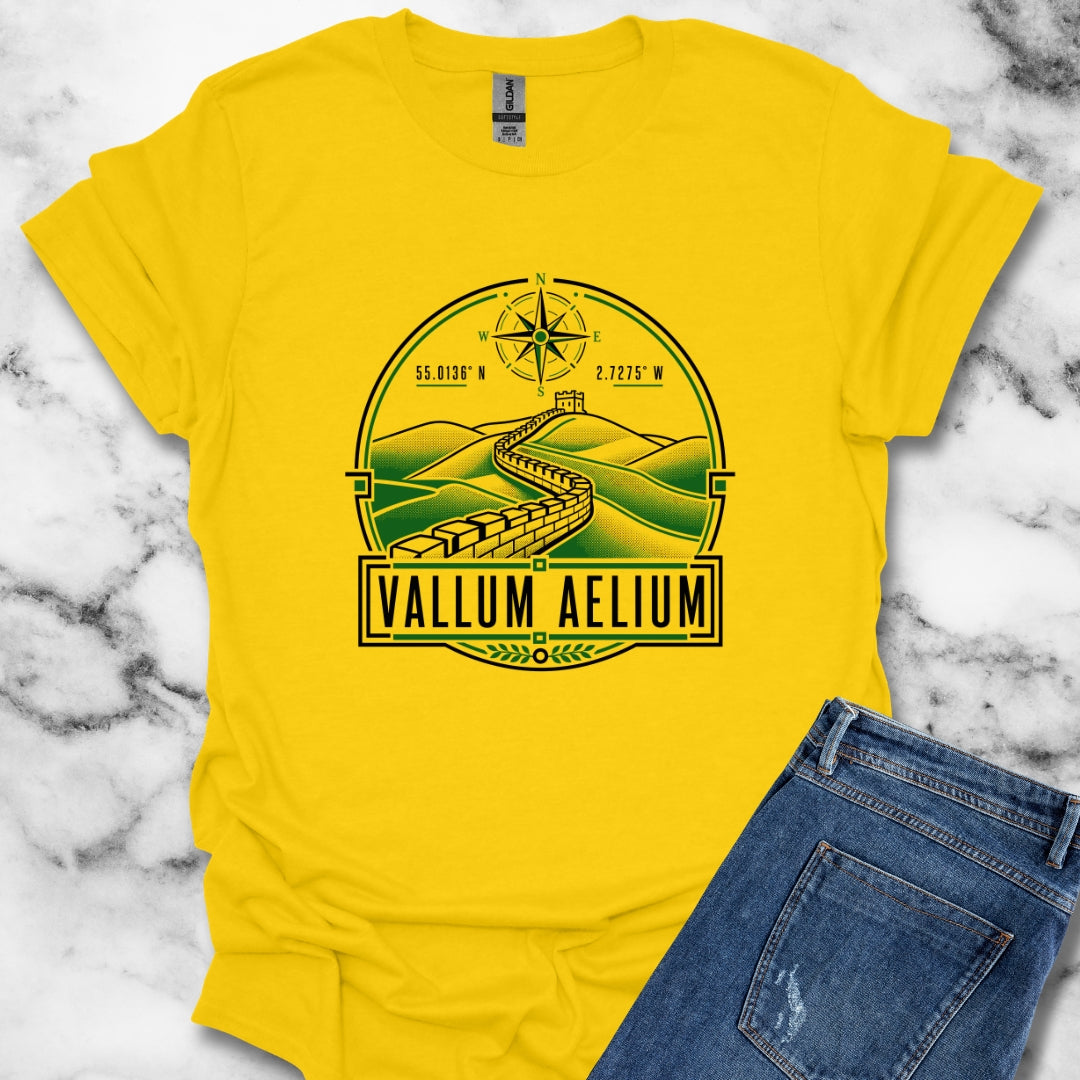 Vallum Aelium Hadrian's Wall Latin T-Shirt