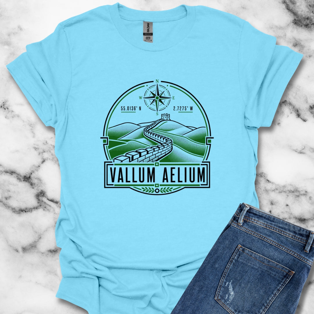 Vallum Aelium Hadrian's Wall Latin T-Shirt